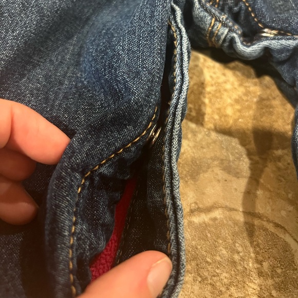 Oshkosh B’Gosh FLEECE lined Overalls 12 Months - Picture 4 of 5